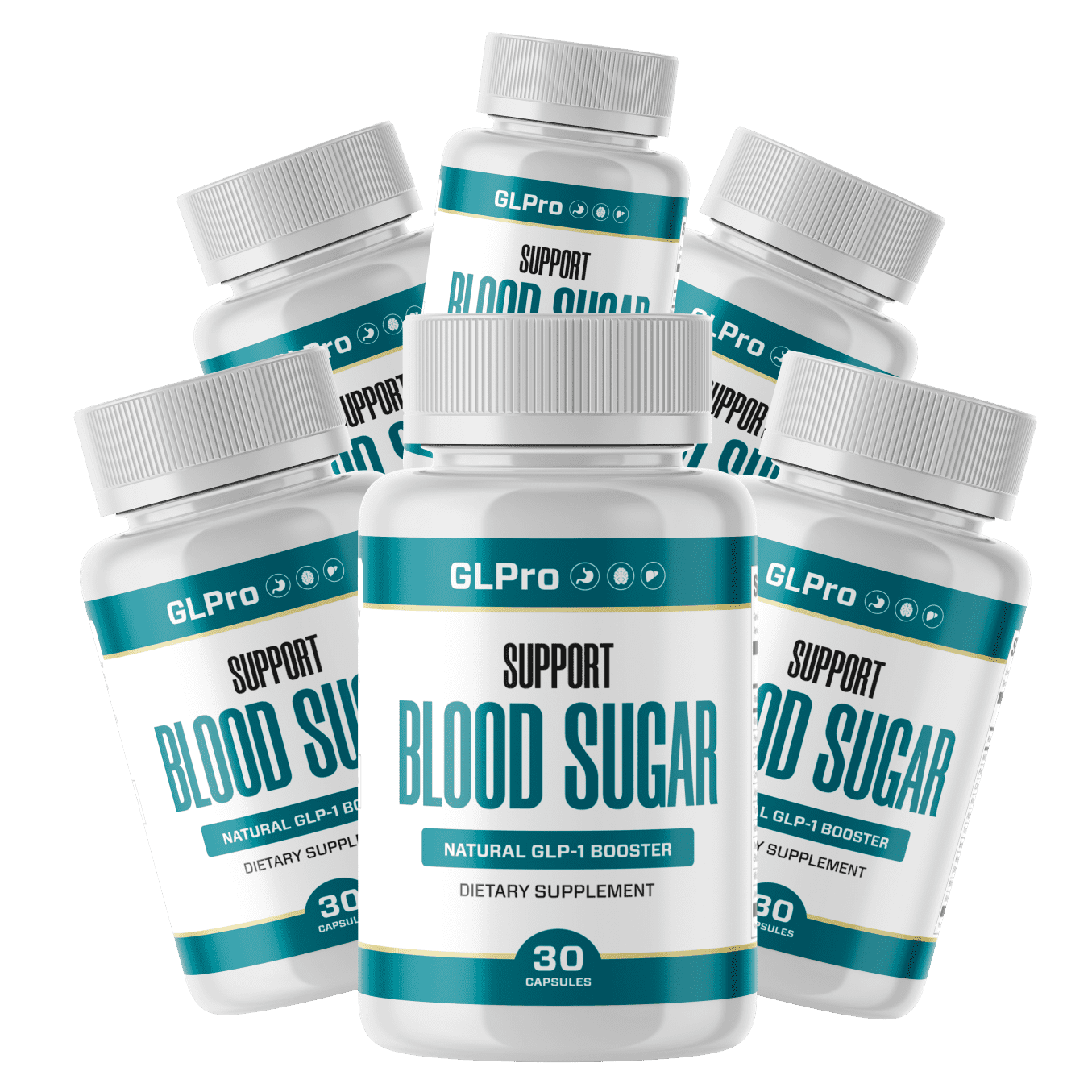 GLPro 6 bottles — 180-day supply